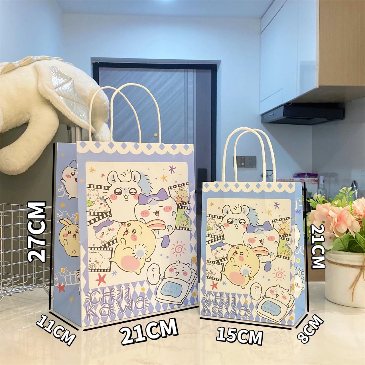 Amazon | ちいかわ ギフトバッグ 6個セット 可愛い 大容量 ちい